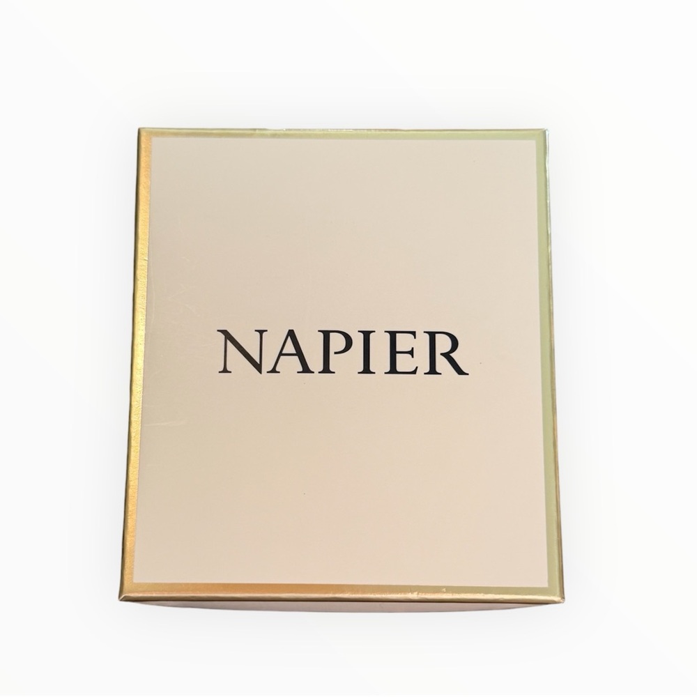 NWT Napier Jeweled Two Tone Pink Ballerina Brooch Pin Pink Net Tutu Gift Box - Picture 2 of 2